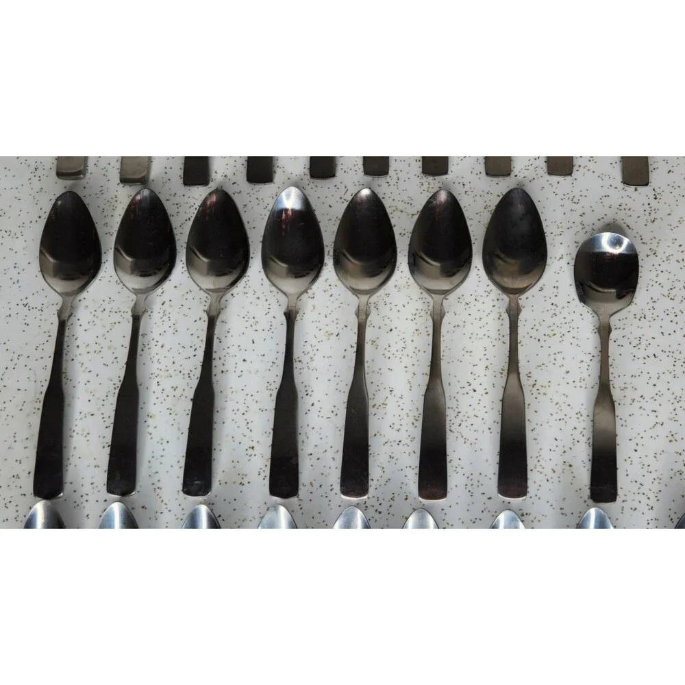 28 Pcs Stanley Roberts Rogers Stainless Steel Flatware Korea Olde Boston